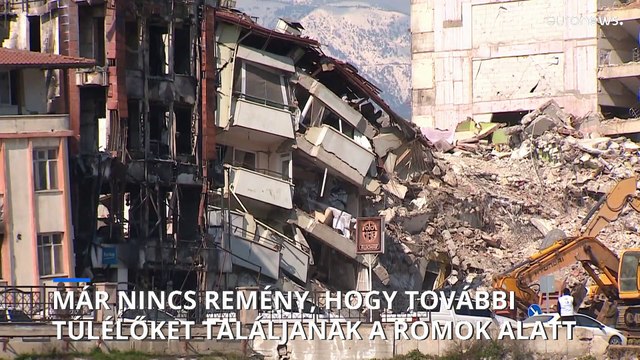 Földrengés: már nincs remény, hogy további túlélőkre leljenek