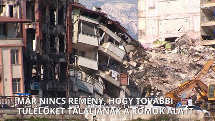 Földrengés: már nincs remény, hogy további túlélőkre leljenek