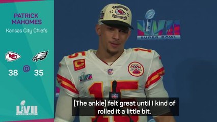 Download Video: Mahomes never considered quitting Super Bowl