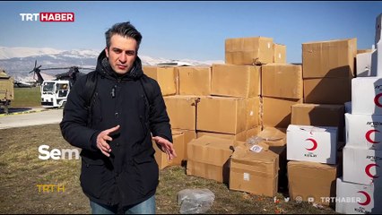 Deprem bölgelerine havadan yardım seferberliği sürüyor