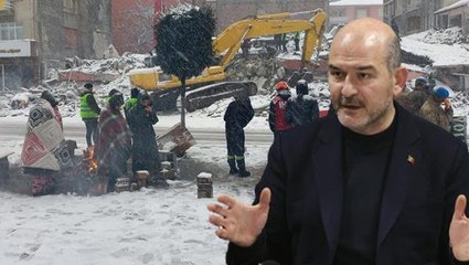 Bakan Soylu vatandaşlara seslendi: Elinizde ne kadar malzeme varsa gönderin, depolarımız bekliyor