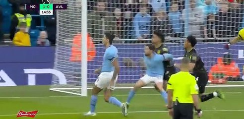 Manchester City Vs Aston Villa 3:1 Best Highlight EPL 2023