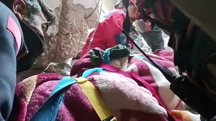 Antakya'da 175. saatte Naide Umay iBB ekipleri tarafından kurtarıldı