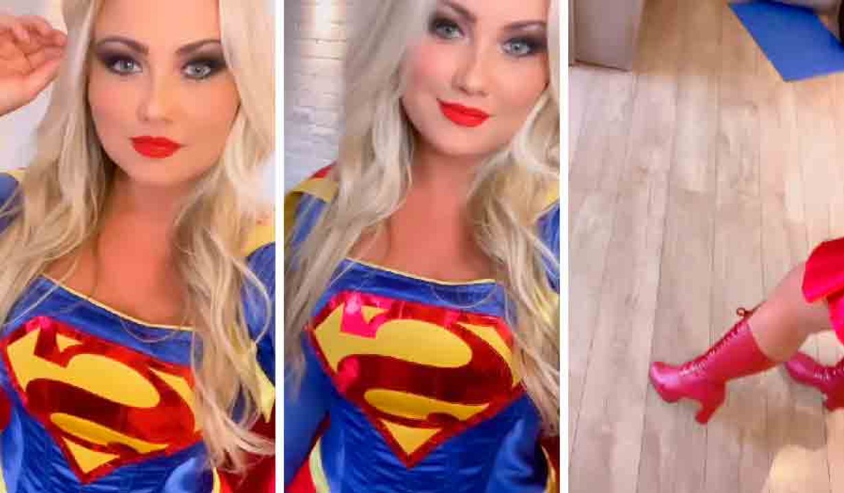 VÍDEO: Ellen Rocche encanta ao mostra roupa sexy de ‘Supergirl’ para o Carnaval
