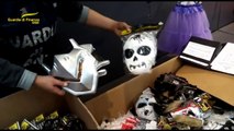 Chieti, sequestrati oltre 1.500 articoli di Carnevale contraffatti