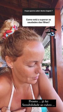 Bárbara Norton de Matos fala sobre as saudades das filhas