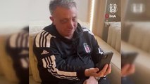 Beşiktaş Başkanı Ahmet Nur Çebi, depremzedelerle görüntülü görüştü