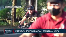 Presiden Joko Widodo Pantau Penataan Kota Medan