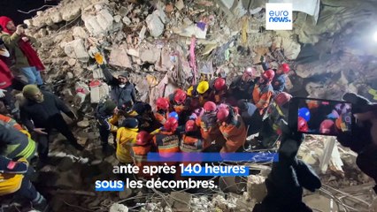 "On est fatigués mais on va continuer", reportage avec des secouristes à Antakya