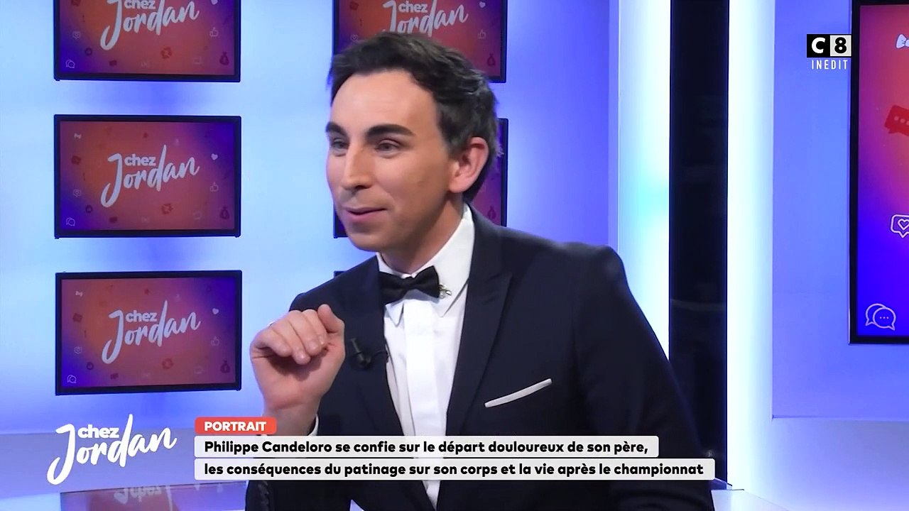 Philippe Candeloro dans l'émission "Chez Jordan", sur C8.