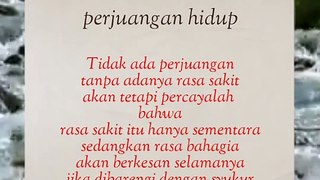 Perjuangan hidup - motivasi kehidupan