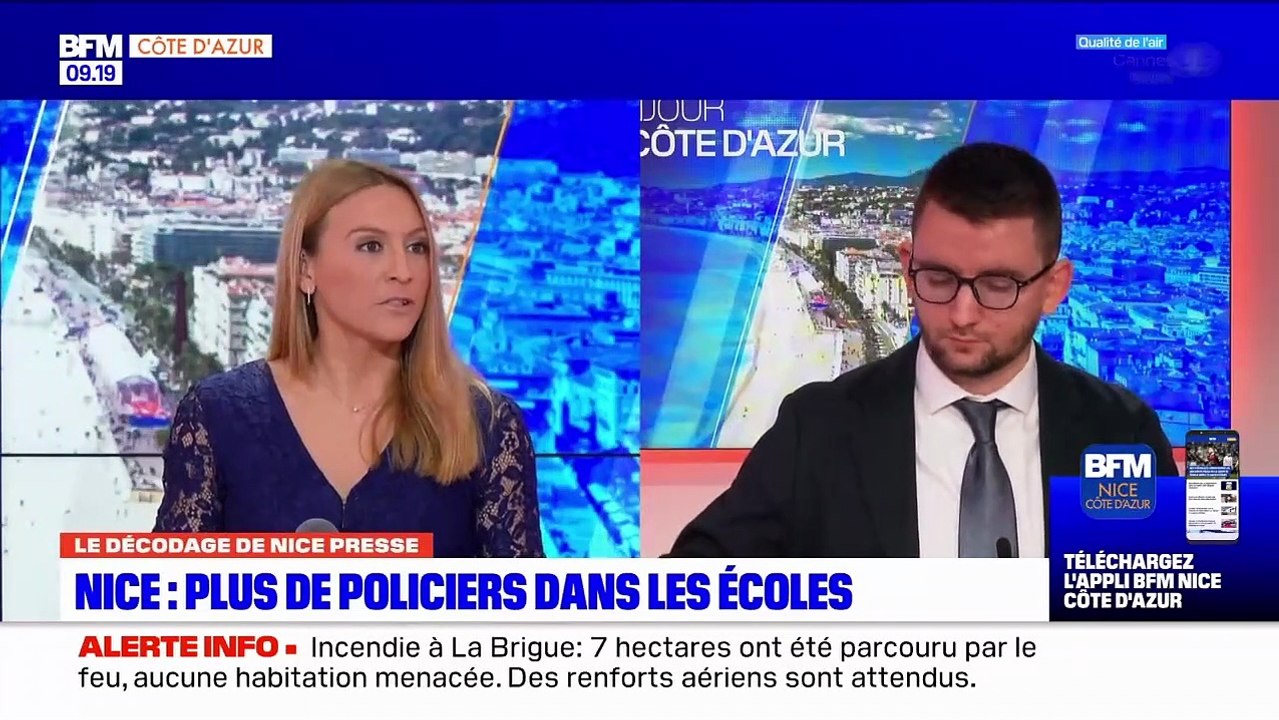Nice : quatre nouvelles écoles demandent à bénéficier de la présence d'un policier