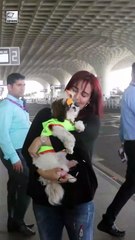Lizaa Malik Introduces Her Puppy (Ema) To Media First Time