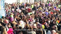 A Viareggio va in scena il Carnevale con la sfilata dei carri allegorici