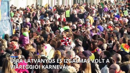 150 éves hagyomány: vasárnap újra megrendezték a Viareggiói Karnevált