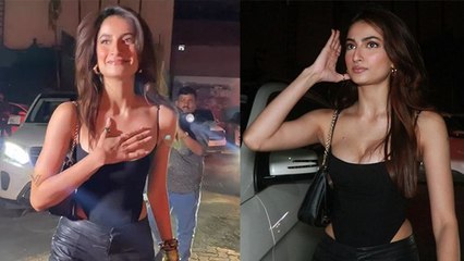 Palak Tiwari Black Top with Leather Pant Look Video, Fans Shocking Reaction Viral | Boldsky