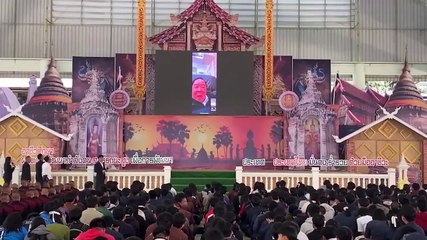 “ลุงป้อม”วิดีโอคอลจ้อเยาวชน"ลำปาง"อ้อนให้เอฟซีเลือกเป็นนายกฯ