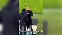Allegri contro il tifoso in tribuna che fischia i giocatori della Juventus: 