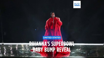 Super Bowl bump: Rihanna makes epic return to stage to show off second pregnancy