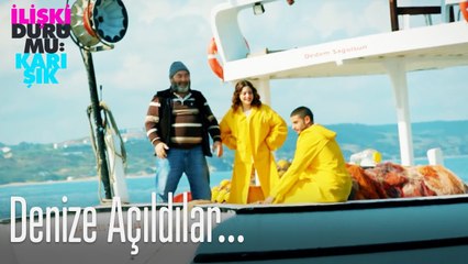 Denize açıldılar... ​​