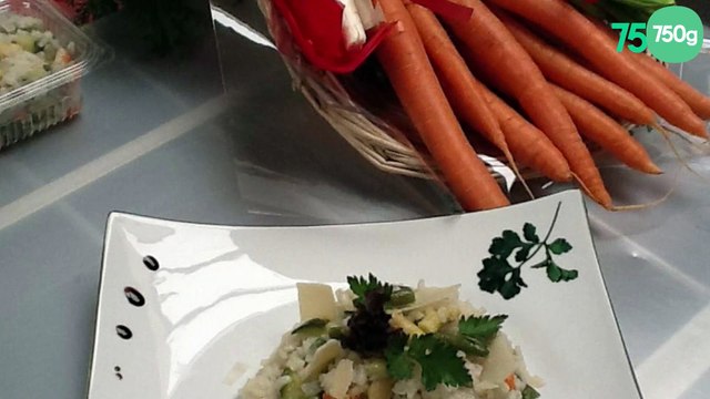 Risotto aux légumes de printemps