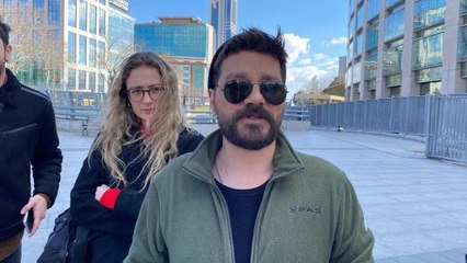 "Hatay'da baraj patladı" paylaşımı sonrası ifade veren Oğuzhan Uğur, adliye önünde konuştu: Elimizdeki verileri sunduk