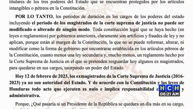 ¡Poder Judicial se queda sin cabeza y sin magistrados, según presidente del CN!