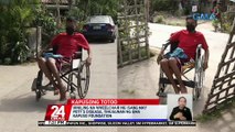 Hiniling na wheelchair ng isang may Pott's disease, tinugunan ng GMA kapuso Foundation | 24 Oras