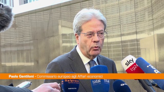 Gentiloni “L'Unione Europea eviterà la recessione economica”
