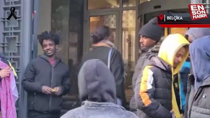 Belçika'da sığınmacılar sokağa atıldı