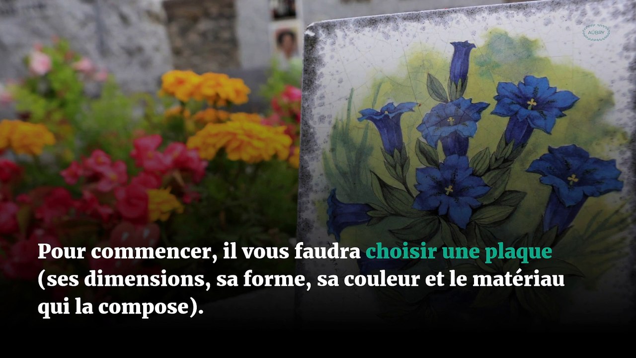 Plaque funéraire : comment la personnaliser ?