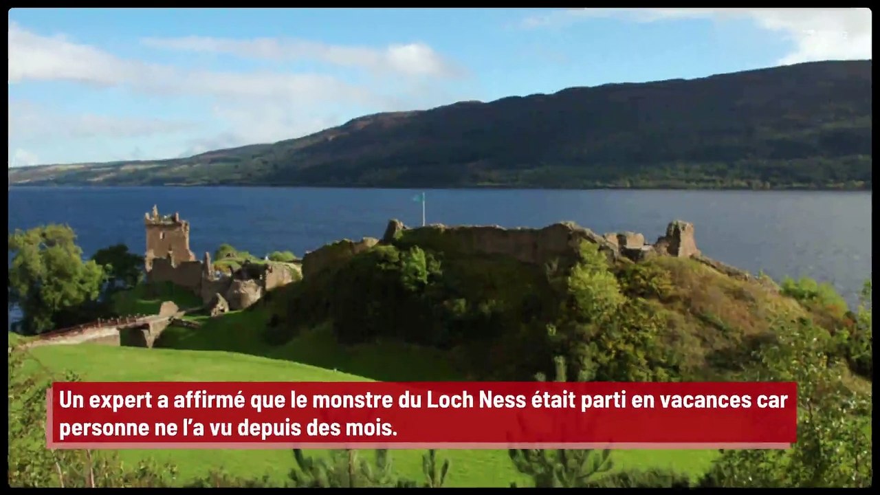 Un expert affirme que le monstre du Loch Ness est parti en vacances !