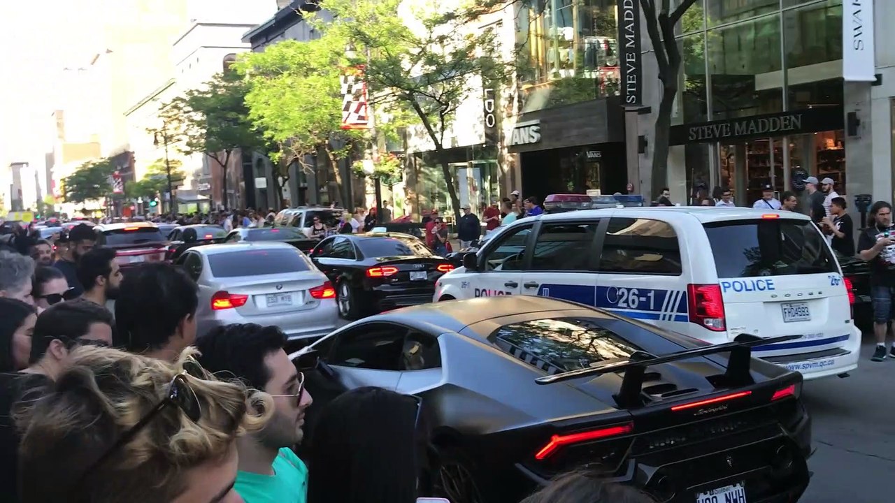 Best Supercars of the F1 Canadian GP 2018 in the street of Montreal