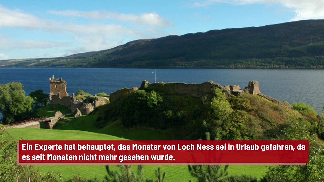 Monster von Loch Ness macht Urlaub