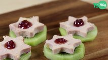 Canapés de kiwi au foie gras et pointe de confit de figues