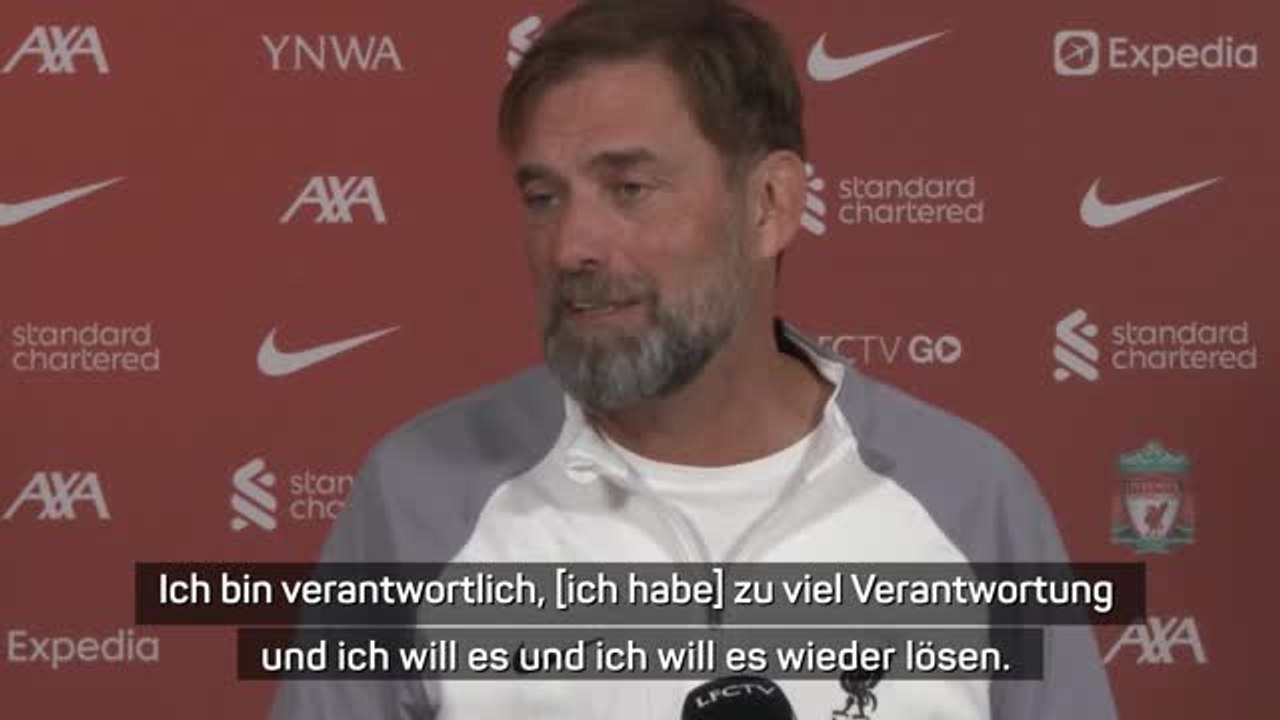 Klopp entschlossen: Will Liverpools Probleme lösen