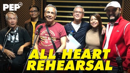 APO, Wency Cornejo, Roselle Nava, Raymond Lauchengco, Ito Rapadas | All Hearts Rehearsal