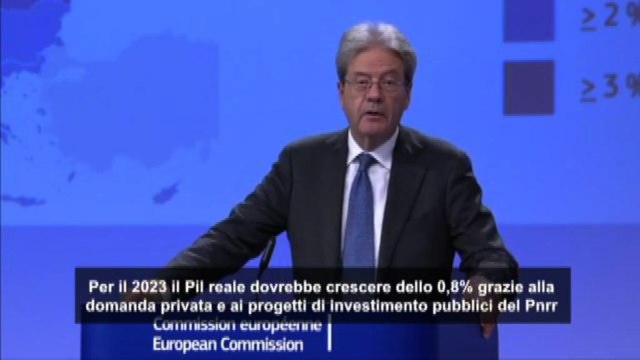 Gentiloni: ripresa Italia dovrebbe evitare recessione tecnica