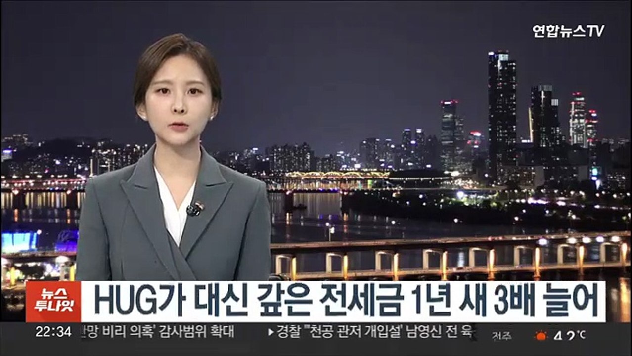 HUG가 대신 갚은 전세금 1년새 3배 늘어
