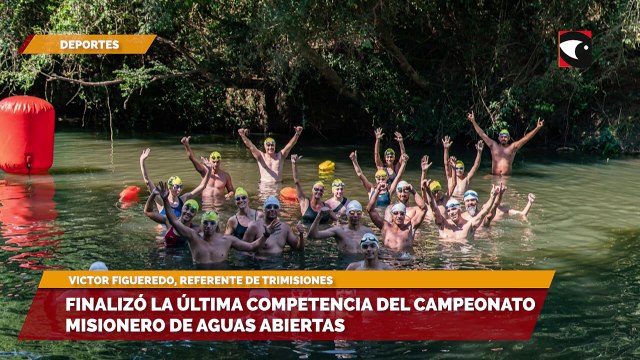 Finalizó la última competencia del campeonato misionero de aguas abiertas