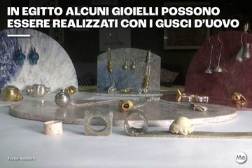 In Egitto alcuni gioielli possono essere realizzati con i gusci d'uovo