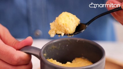 Faites vous un vrai plaisir avec ce savoureux mug cake à la vanille !