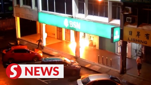 Man claims trial for throwing Molotov cocktail at bank