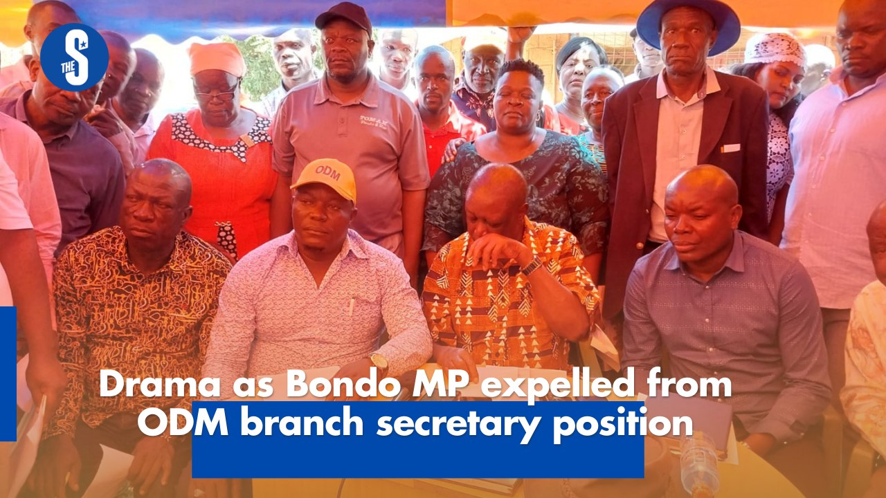 Drama as Bondo MP expelled from ODM branch secretary position