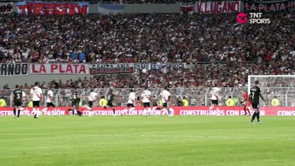 River 0-1 Argentinos Juniors: gol de Kevin Mac Allister (43m. PT)