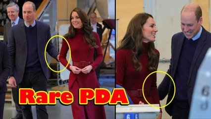 'They know when and where to show affection': Rare Kate and William PDA wows fans