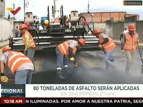Inicia primera etapa del Plan de Asfaltado en la comunidad La Floresta Bolivariana en Barinas