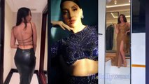 OMG!  Nora Fatehi flaunted her Curves in Transparent One Piece, Video went Viral