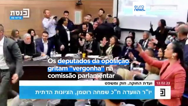Milhares de israelitas nas ruas contra reforma judicial de Natanyahu