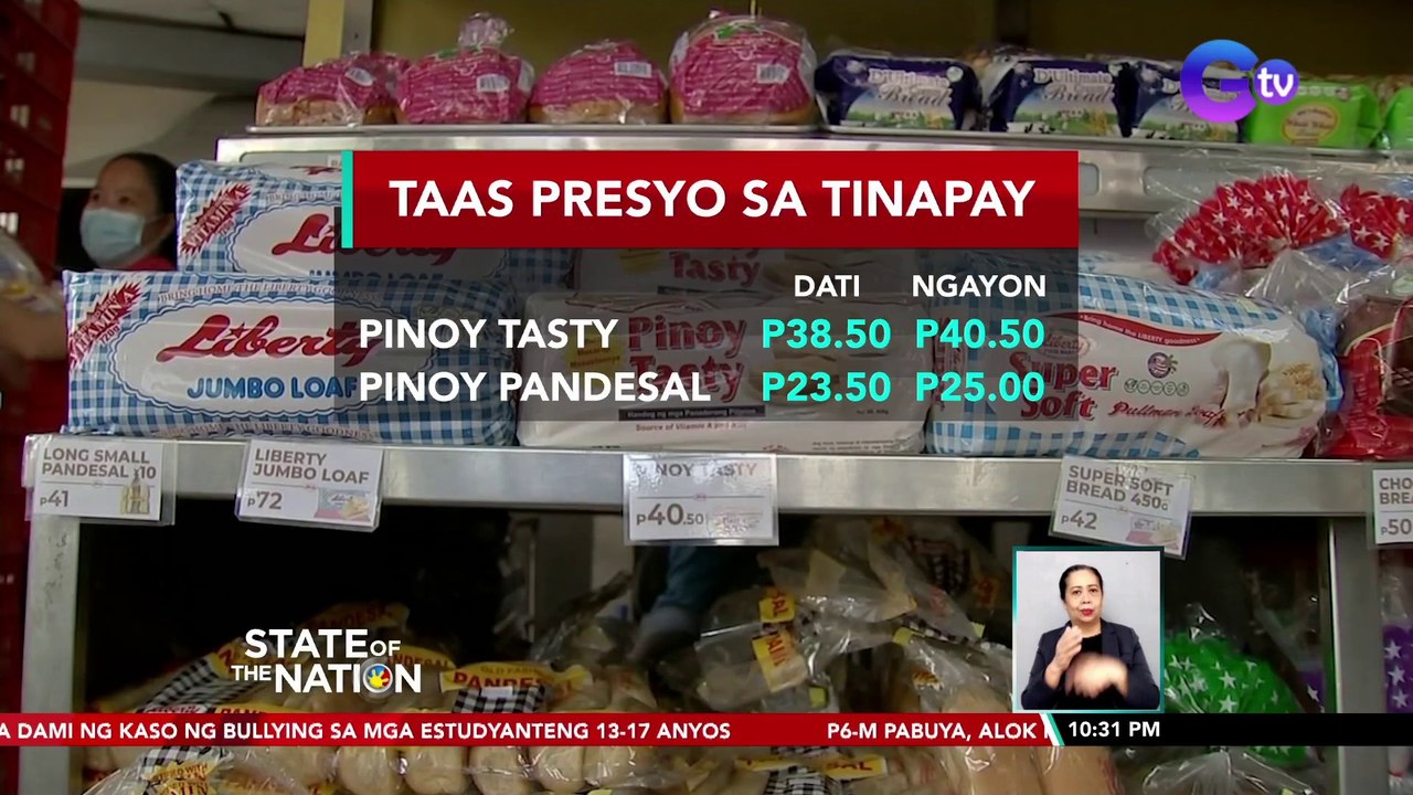 Taas-presyo sa Pinoy Tasty at Pinoy Pandesal, epektibo ngayong araw | SONA